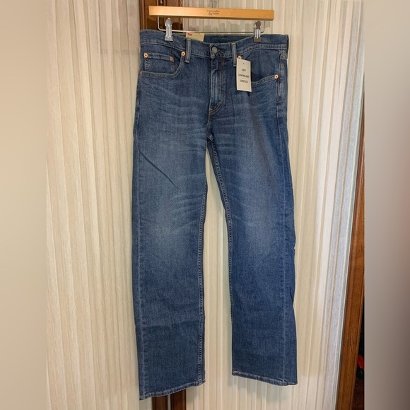 Men's Levi's® 559™ Stretch Relaxed Straight Fit Jeans Size 32W x 34L (NWT) Blue - Picture 1 of 10